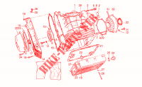 Cárter motor para MOTO GUZZI T3 e Derivati Calif./T4/Pol./CC/PA 1982